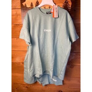 Couture Essentials Matching Set Women's‎ XL T Shirt & Shorts Lounge Wear Outfit